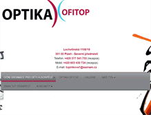 Tablet Screenshot of optikaofitop.cz